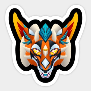 Sedona Desert Dutch Angel Dragon Cutout Bust Sticker